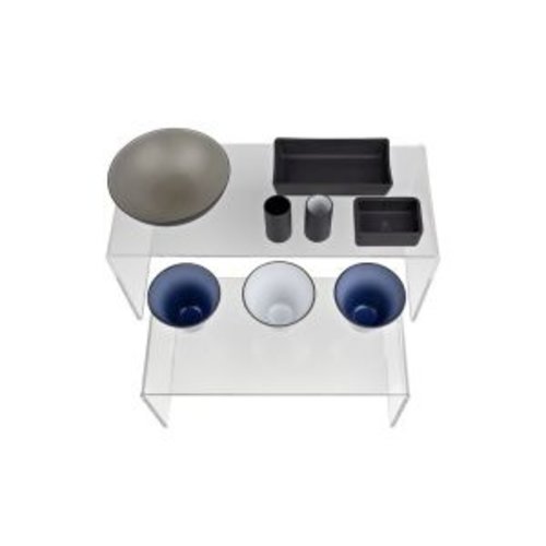 REVOL Cone-shaped ceramic bowls, cirrus blue color Equinoxe Bowl line REVOL REVOL Cone-shaped ceramic bowls, cirrus blue color Equinoxe Bowl line REVOL