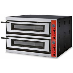 GGF Piec do pizzy 2-komorowy elektryczny 19,2 kW, 18 x Ø 30 cm, 230 V GGF Piec do pizzy 2-komorowy elektryczny 19,2 kW, 18 x Ø 30 cm, 230 V