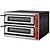 GGF Piec do pizzy 2-komorowy elektryczny 19,2 kW, 18 x Ø 30 cm, 230 V