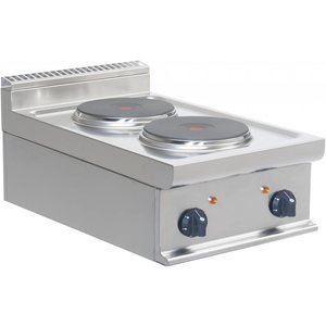 Saro Countertop Electric Cooker with 2 Round Hot Plates, 5,2 kW Saro Countertop Electric Cooker with 2 Round Hot Plates, 5,2 kW