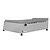 Resto Quality Gazowa płyta grillowa 685 x 400 mm, gładka, 6,4 kW, nastawna