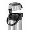Bartscher Stainless Steel Vaccum Flask with Pump 3 L
