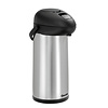 Bartscher Stainless steel thermos flask with pump 5 L