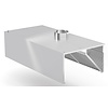 INOXI Wall mounted box extractor hood | 1000x700 mm
