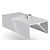 INOXI Wall mounted box extractor hood | 1000x700 mm