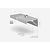INOXI Wall mounted angled extractor hood | 1000x1100 mm