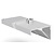 INOXI Wall mounted angled extractor hood | 2000x1200 mm