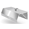 INOXI Wall mounted trapezoid extractor hood | 1800x800 mm