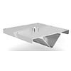 INOXI Central angled extractor hood | 2000x2000 mm