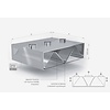 INOXI Central compensatory hood | 2200x2400 mm