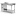 INOXI Work table with splashback, cabinet with two drawers and undershelf - drawers on left side | 1900x600 mm
