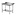 INOXI Unloading table for dishwashers with undershelf - left | 900x700 mm