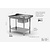 INOXI Loading table for dishwashers with sink and undershelf - left | 1000x760 mm