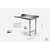 INOXI Unloading table for dishwashers on two legs - right | 1300x760 mm