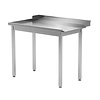 INOXI Unloading table for dishwashers without shelf - left | 1000x760 mm