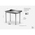 INOXI Unloading table for dishwashers without shelf - left | 1100x700 mm