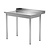 INOXI Unloading table for dishwashers without shelf - right | 800x700 mm