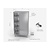 INOXI Stainless steel storage cupboard with sliding doors, dimensions 1200x500x(h)2000 mm