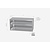 INOXI Open wall mounted storage cupboard | 800x400 mm