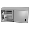 INOXI Wall mounted storage cupboard with sliding doors | 800x300 mm