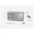INOXI Wall mounted storage cupboard with sliding doors | 800x300 mm