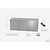INOXI Wall mounted storage cupboard with hinged doors - triple doors | 1500x300 mm