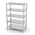 INOXI Storage rack with 5 solid shelves | 1200x600 mm