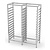 INOXI Regał podwójny na tace piekarnicze 2x14 600x400 mm | 905x610 mm