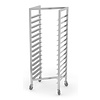 INOXI Regał jezdny na pojemniki 10x GN 2/1 | 720x540 mm, typ Z INOXI Regał jezdny na pojemniki 10x GN 2/1 | 720x540 mm, typ Z