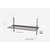 INOXI Single adjustable hanging shelf - with two brackets | 1300x400 mm
