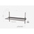 INOXI Single adjustable hanging shelf - with two brackets | 1500x300 mm