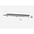 INOXI Single hanging shelf with brackets - with three brackets | 1600x300 mm