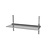 INOXI Single adjustable hanging perforated shelf - with two brackets | 1300x300 mm