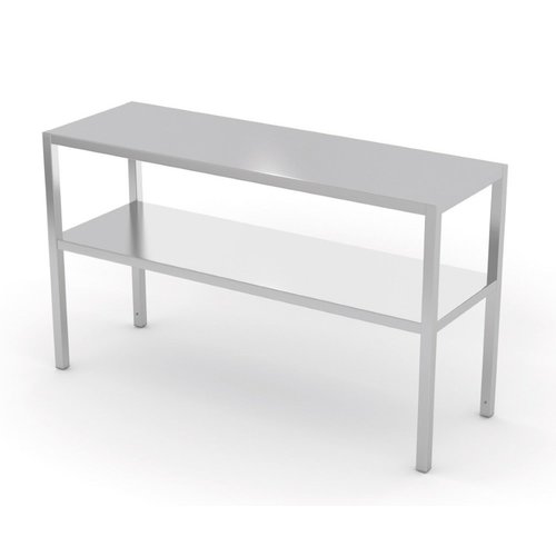 INOXI 2 level overshelves | 1400x400 mm INOXI 2 level overshelves | 1400x400 mm