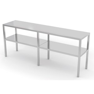 INOXI 2 level overshelves | 1600x400 mm INOXI 2 level overshelves | 1600x400 mm