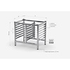 INOXI Podstawa pod piec | 830x585 mm INOXI Podstawa pod piec | 830x585 mm