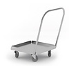 INOXI Platforma transportowa mała z uchwytem | 510x510 mm