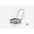 INOXI Platforma transportowa mała z uchwytem | 510x510 mm
