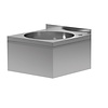 INOXI Built in Hand Wash Basin, Acid-Resistant, 400x400x(h)200 mm, Round Chamber