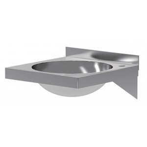 INOXI Umywalka kwasoodporna niezabudowana 400x400x(h)150 mm z komorą okrągła INOXI Umywalka kwasoodporna niezabudowana 400x400x(h)150 mm z komorą okrągła