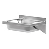 INOXI Umywalka kwasoodporna niezabudowana 400x295x(h)150 mm z komorą prostokątną INOXI Umywalka kwasoodporna niezabudowana 400x295x(h)150 mm z komorą prostokątną