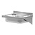 INOXI Umywalka kwasoodporna niezabudowana 400x295x(h)150 mm z komorą prostokątną