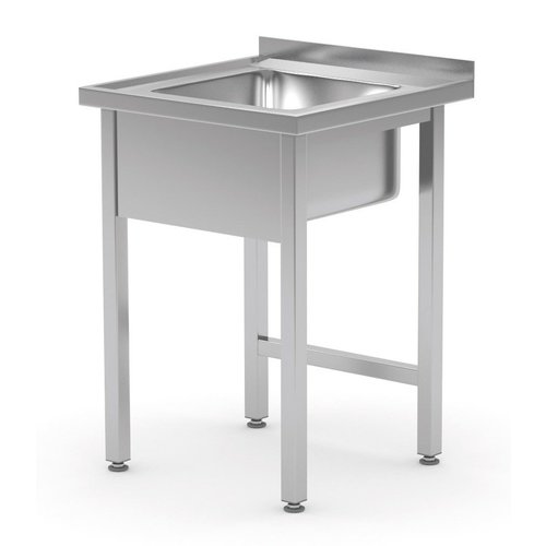 INOXI Table with sink without shelf | 700x700 mm INOXI Table with sink without shelf | 700x700 mm