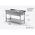 INOXI Table with sink and undershelf- sink on right side | 1200x600 mm