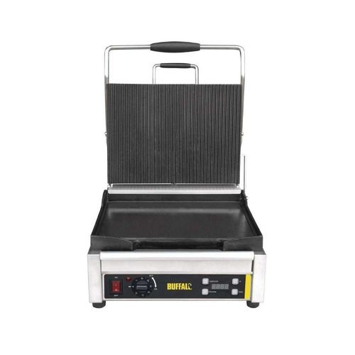 Buffalo OUTLET - Pojedynczy grill kontaktowy 2,2 kW Buffalo OUTLET - Pojedynczy grill kontaktowy 2,2 kW