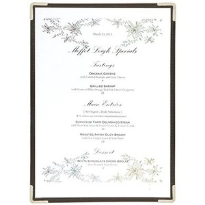 Securit OUTLET - Plastikowy wkład do kart menu A4 na dwa arkusze Securit OUTLET - Plastikowy wkład do kart menu A4 na dwa arkusze