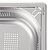 Vogue OUTLET - Perforowany pojemnik ze stali nierdzewnej 1/1 Gastronorm 100m Vogue Heavy Duty