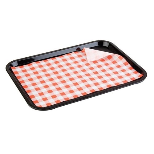 XXLselect OUTLET - Papier pergaminowy | czerwona krata | 500 szt. | 420x250mm XXLselect OUTLET - Papier pergaminowy | czerwona krata | 500 szt. | 420x250mm