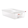 Araven OUTLET - Pojemnik z pokrywką GN 1/1 100 mm z polipropylenu, transparentny (4 szt.) Araven OUTLET - Pojemnik z pokrywką GN 1/1 100 mm z polipropylenu, transparentny (4 szt.)