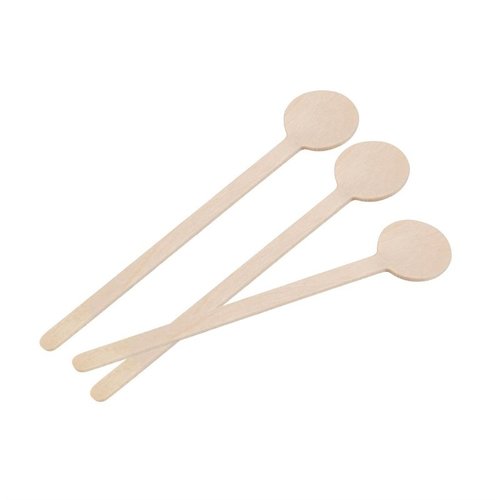 Fiesta Green Biodegradable Wooden Cocktail Stirrers 200mm (Pack of 100) Fiesta Green Biodegradable Wooden Cocktail Stirrers 200mm (Pack of 100)